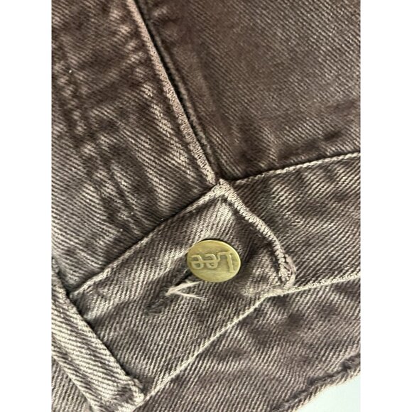 VTG 1990s Lee Jeans Mens 32x30 (31x31 Actual) Leather Patch Brown Made in Canada - Picture 4 of 16